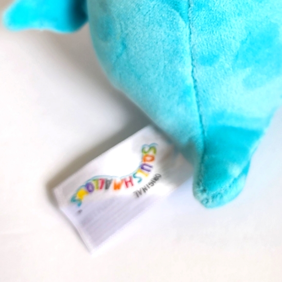 TATIANA 🐉 the Teal Dragon Clip Original Squishmallows by Kelly Toy Clip ☆》NWT《☆ - Picture 6 of 6